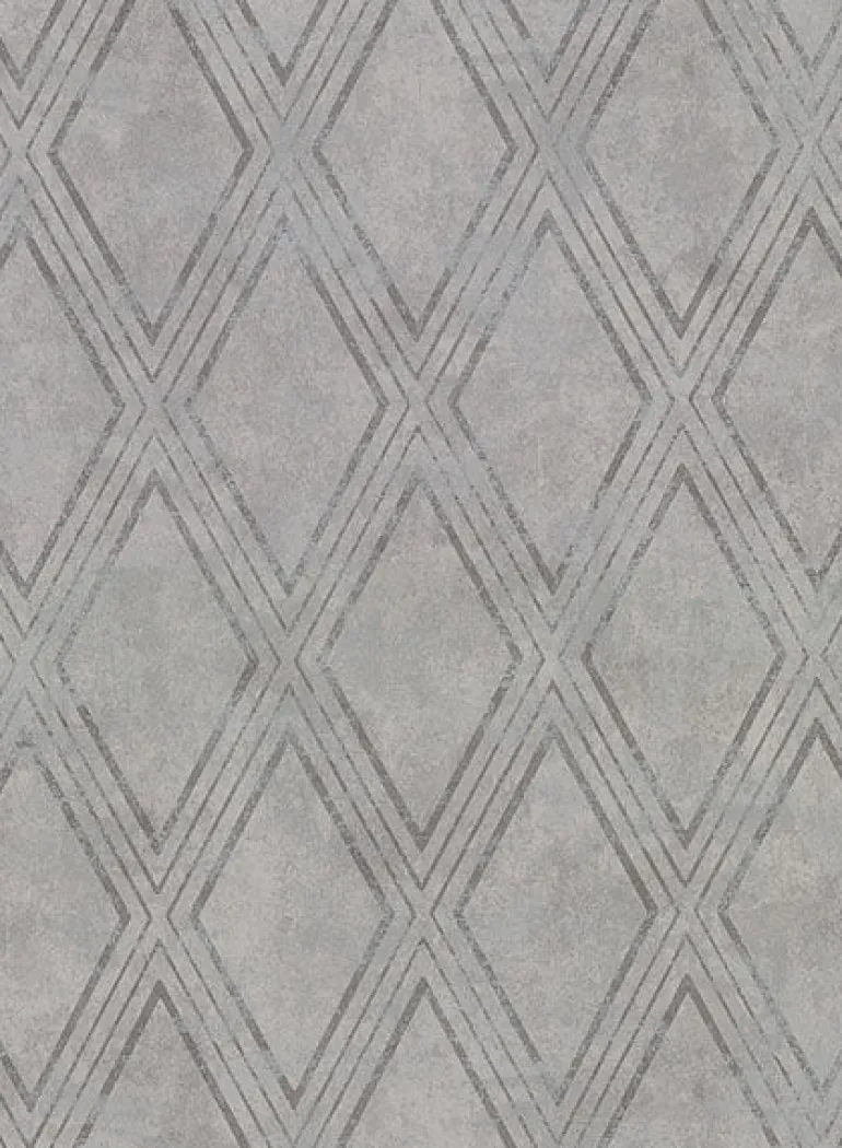 2921-51008 Dartmouth Grey Faux Plaster Geometric Wallpaper