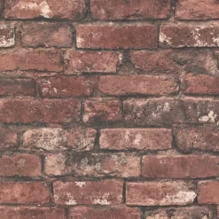 2922-21258 Debs Red Exposed Brick Wallpaper