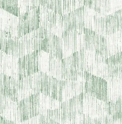 2975-26214 Demi Green Distressed Wallpaper