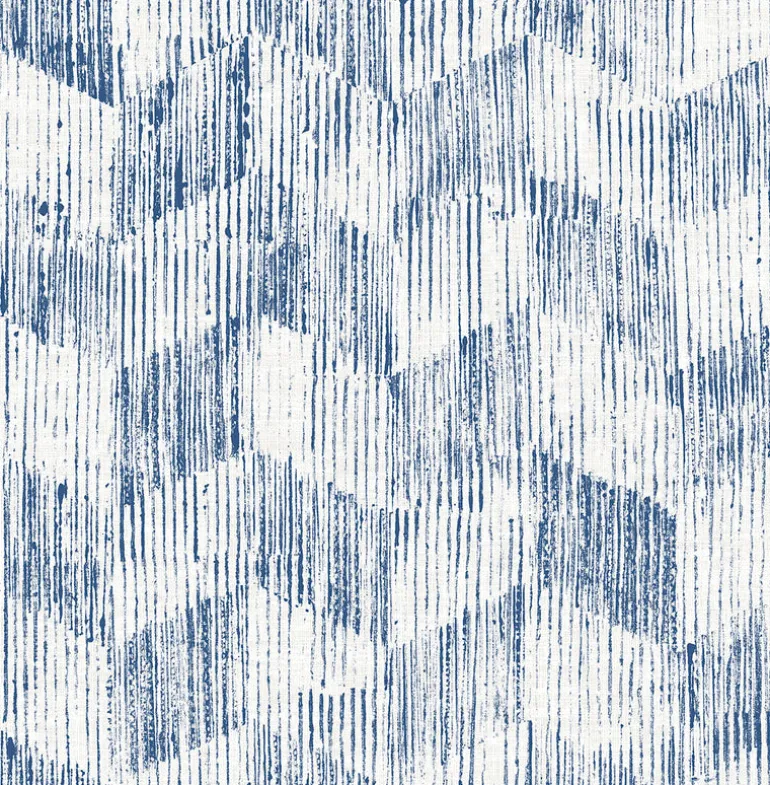 2975-26215 Demi Indigo Distressed Wallpaper