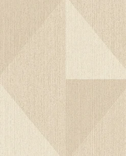 395821 Diamond Khaki Tri-Tone Geometric Wallpaper