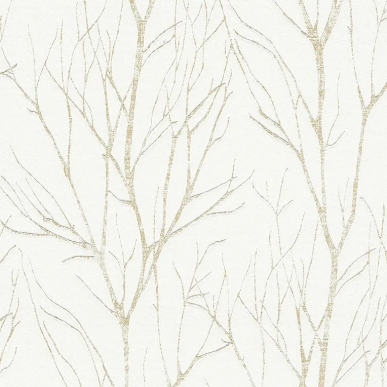 2979-37260-3 Diani Gold Metallic Tree Wallpaper