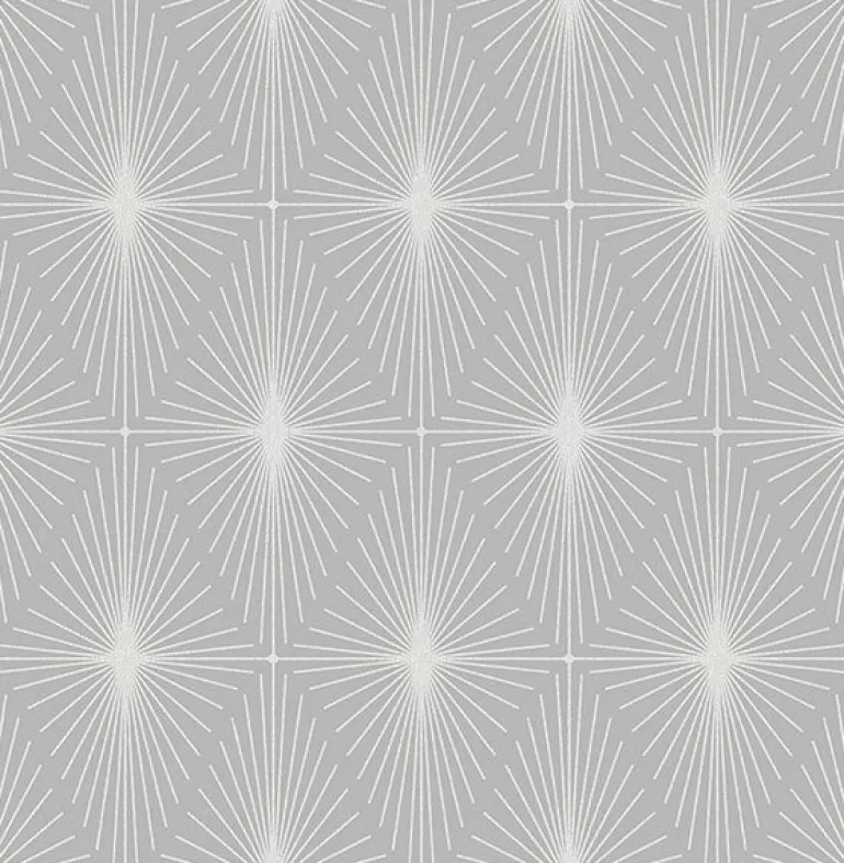 2766-23871 Draper Grey Geometric Wallpaper