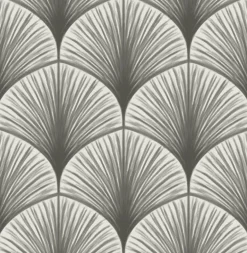 2763-24230 Dusk Grey Frond Wallpaper