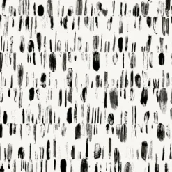 2973-90201 Dwell Black Brushstrokes Wallpaper