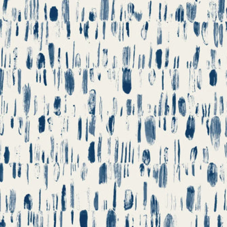 2973-90202 Dwell Navy Brushstrokes Wallpaper
