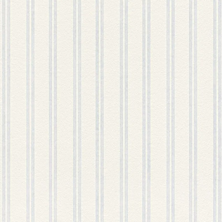 4000-2435-15 Elliott White Stripe Paintable Wallpaper