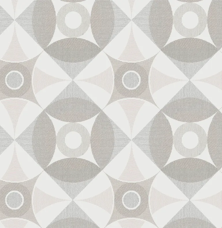 2821-25133 Ellis Light Brown Geometric Wallpaper