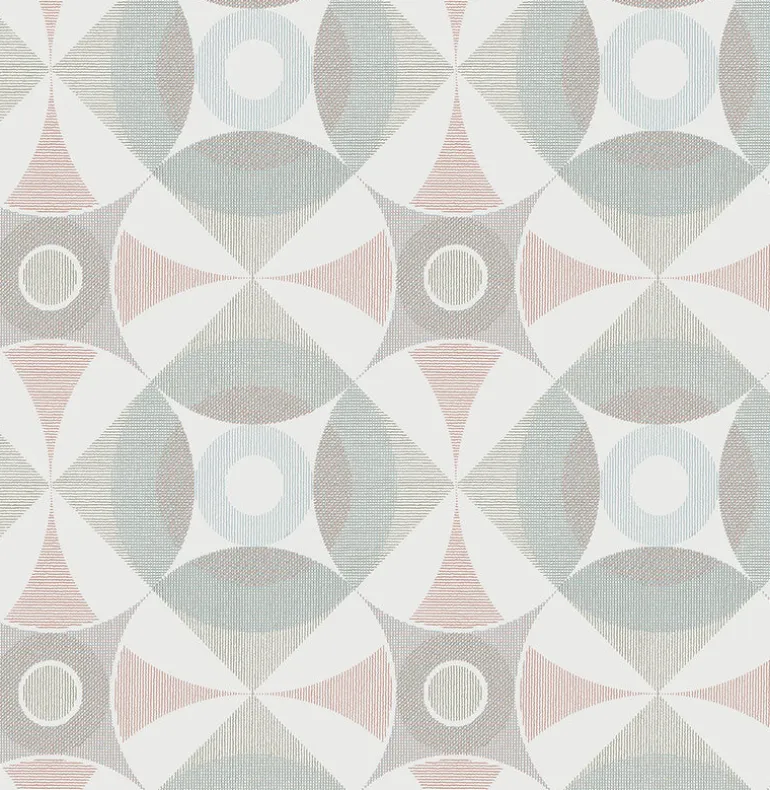 2821-25136 Ellis Multicolor Geometric Wallpaper