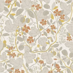 2932-65124 Ewald Grey Garden Vines Wallpaper