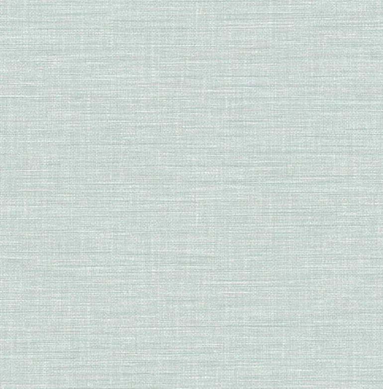 2903-25850 Exhale Light Blue Faux Grasscloth Wallpaper