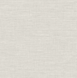 2903-25851 Exhale Light Grey Faux Grasscloth Wallpaper