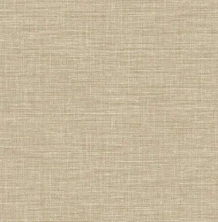 2744-24121 Exhale Taupe Faux Grasscloth Wallpaper