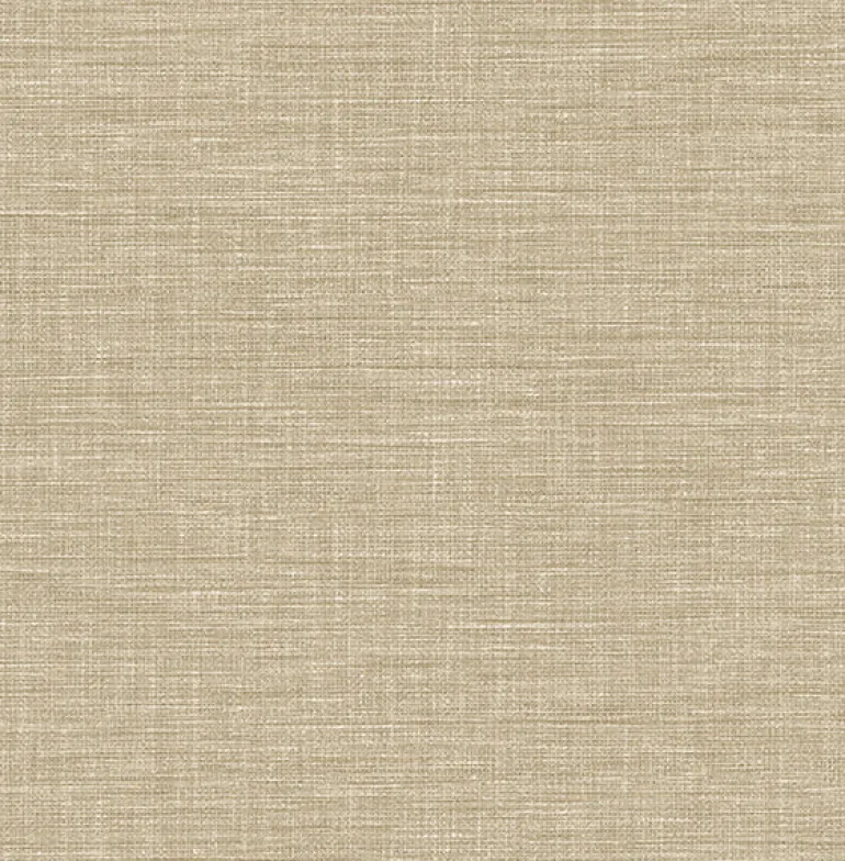 2744-24121 Exhale Taupe Faux Grasscloth Wallpaper