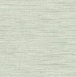 2903-25852 Exhale Teal Faux Grasscloth Wallpaper
