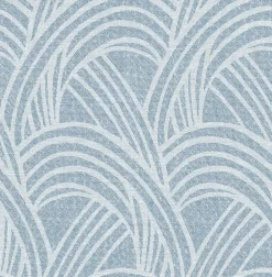 2975-26217 Farrah Blue Geometric Wallpaper