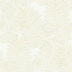 2973-90504 Finnley Yellow Inked Fern Wallpaper