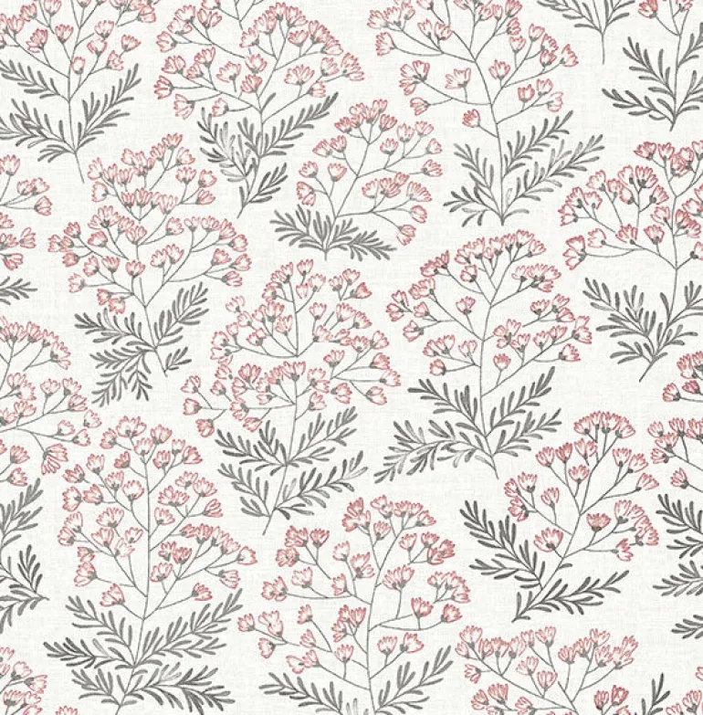 2861-25716 Floret Pink Flora Wallpaper