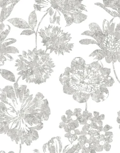 2901-25416 Folia Taupe Floral Wallpaper