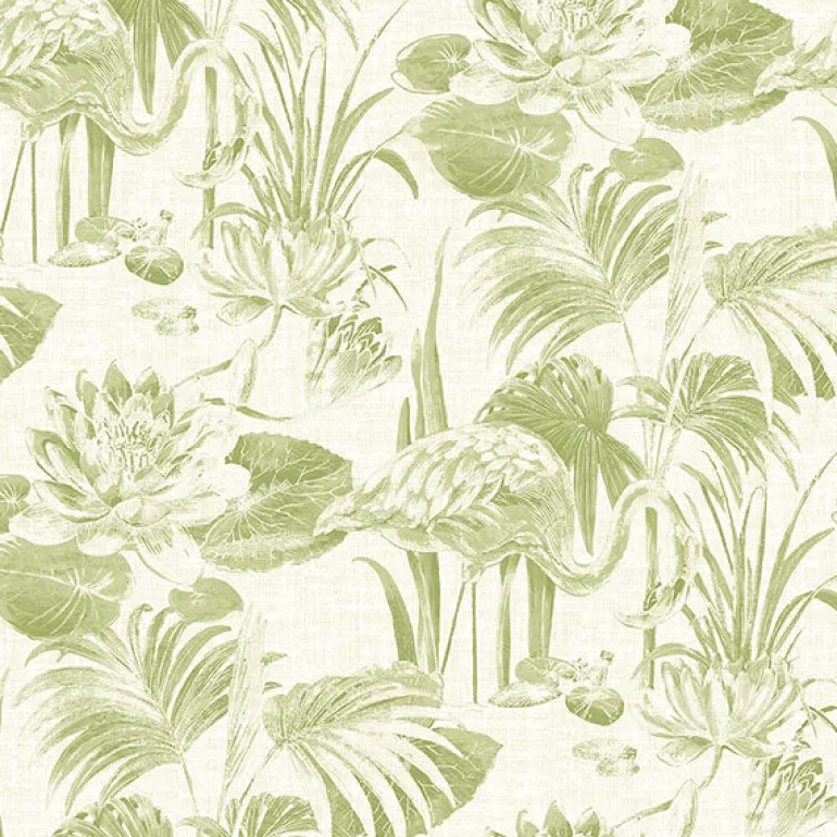 2861-87526 Frolic Green Lagoon Wallpaper