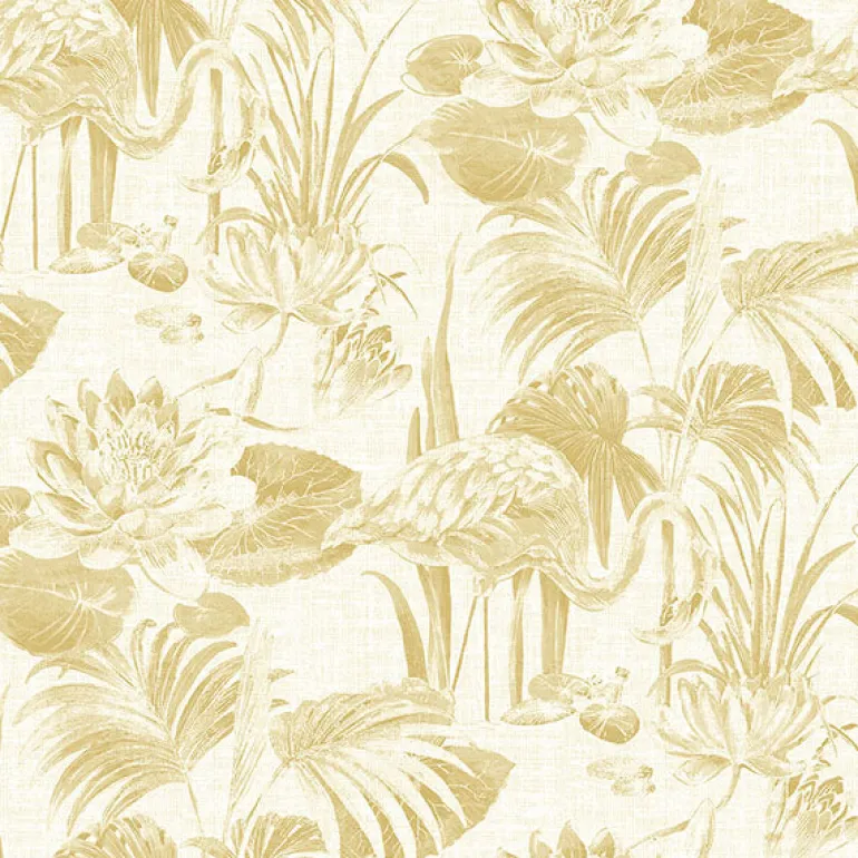 2861-87525 Frolic Wheat Lagoon Wallpaper