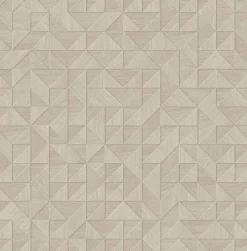 2896-25329 Gallerie Grey Triangle Geometric Wallpaper