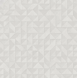 2908-25325 Gallerie Light Grey Geometric Wood Wallpaper