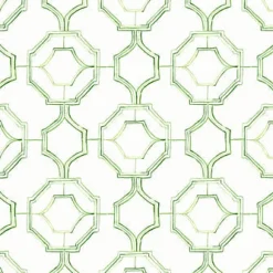 4081-26316 Gallina Green Trellis Wallpaper