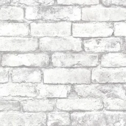 2767-21261 Garett Off-White Brick Wallpaper