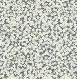 2901-25447 Giverny Grey Miniature Floral Wallpaper