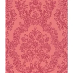 375044 Grillig Red Damask Wallpaper