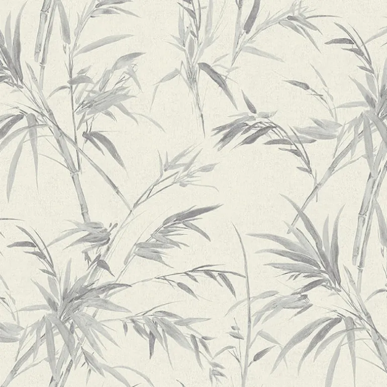 2979-37376-5 Hali Silver Fronds Wallpaper