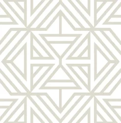 2902-25554 Helios Bone Geometric Wallpaper