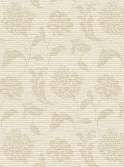 2910-2753 Holiday Beige Jacobean Wallpaper