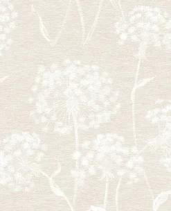 2836-24578 Horatio Cream Dandelion Wallpaper