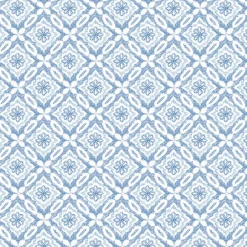 3122-10702 Hugson Blue Quilted Damask Wallpaper