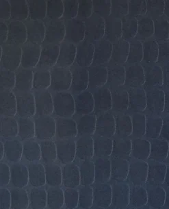 300564 Hyde Indigo Graphic Croc Flock Wallpaper