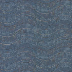2927-10805 Hydra Blue Geometric Wallpaper