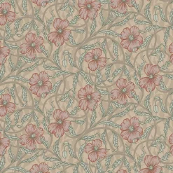 2948-28026 Imogen Light Brown Floral Wallpaper
