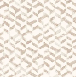 2902-25503 Instep Rose Gold Abstract Geometric Wallpaper