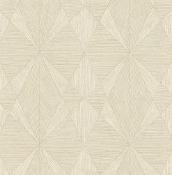2896-25332 Intrinsic Bone Textured Geometric Wallpaper