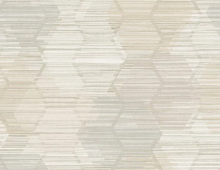 2949-60507 Jabari Beige Geometric Faux Grasscloth Wallpaper