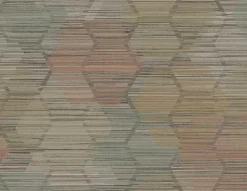 2949-60515 Jabari Brown Geometric Faux Grasscloth Wallpaper