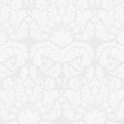 4000-95135-1 Jan White Damask Paintable Wallpaper
