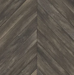 2922-24008 Jed Dark Brown Parquet Wallpaper