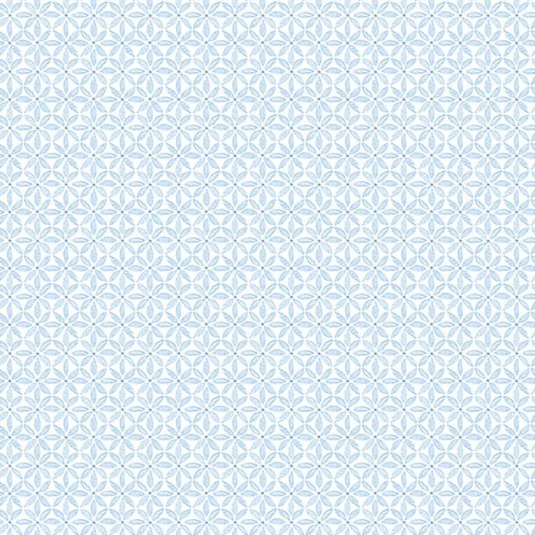 3122-10602 Jellia Blue Petal Geometric Wallpaper