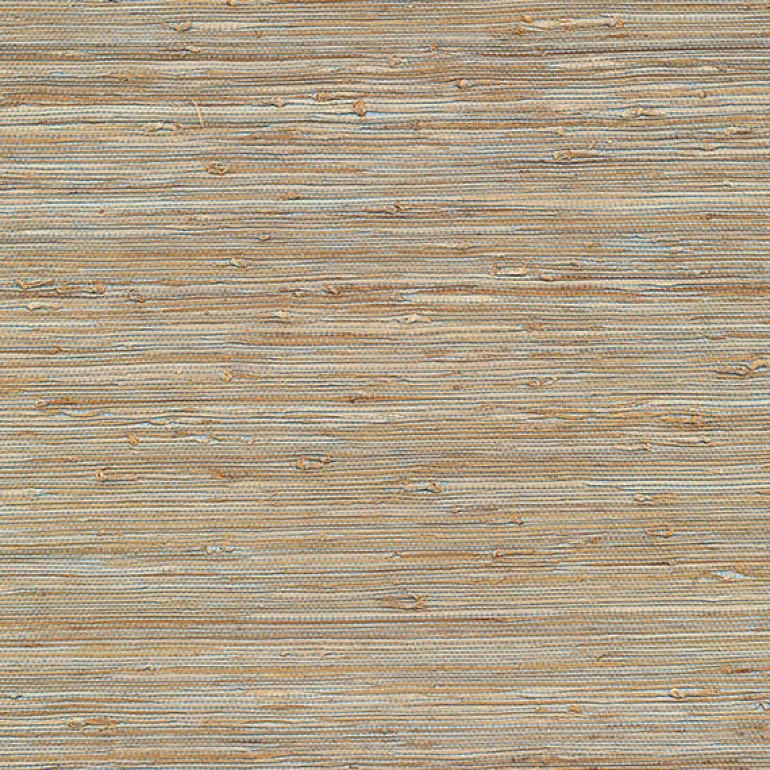 4018-0007 Jeong Soft Teal Beige Grassscloth Wallpaper