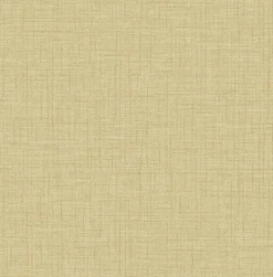 2903-25871 Jocelyn Yellow Faux Linen Wallpaper