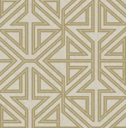 2975-26229 Kachel Gold Geometric Wallpaper