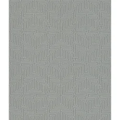 376068 Kairo Grey Geometric Wallpaper